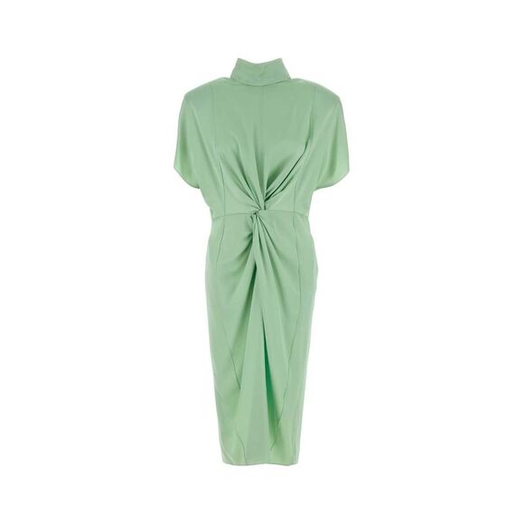 Stella Mccartney Women Mint Green Satin Dress